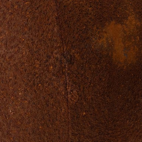 Product Rust-colored sphere decorative element for rustic garden design, 14cm, 2 pieces