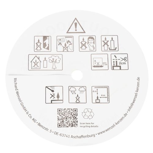 Product Citronella Outdoor Candle in Bucket: Atmospheric Lighting and Insect Repellent, 15cm