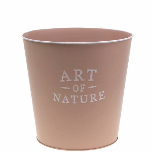Product Flowerpot zinc Art of Nature old pink Ø17,5cm H15cm