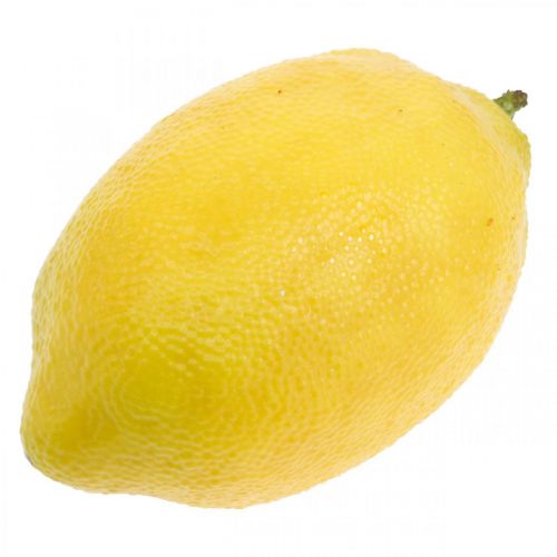 Floristik24 Artificial fruit, lemon, decorative fruits L8.5cm Ø5cm 4pcs