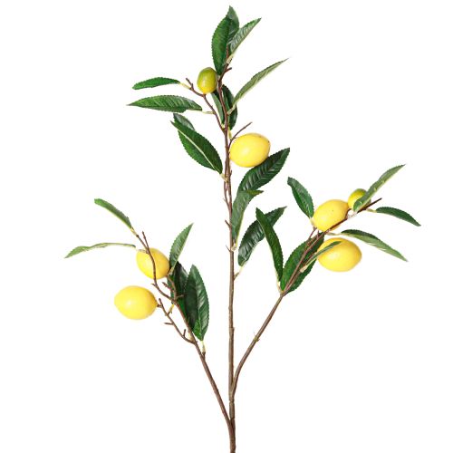 Lemon branch decoration, artificial plants, 91cm, set of 2