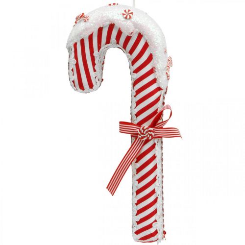 Candy Cane Deco Large Christmas Red White Striped H36cm