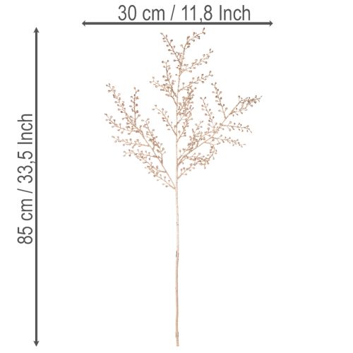 Artificial branch with small berries, 85cm | Floristik24.ie