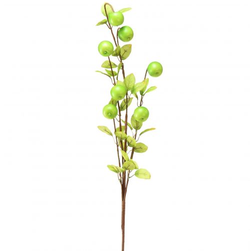 Artificial decorative apple branch green 80cm