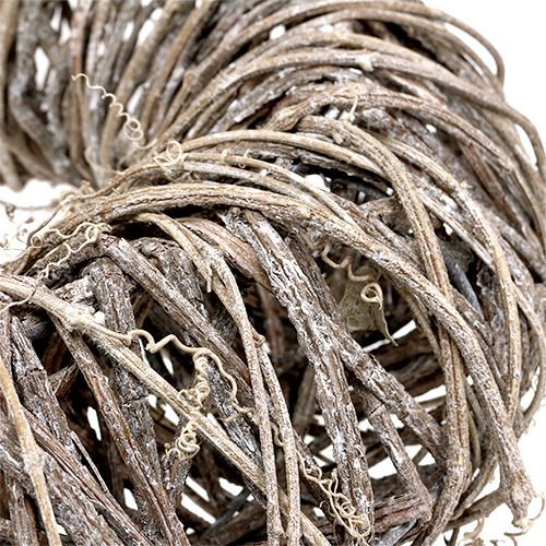 Floristik24 Wreath of branches willow Ø50cm washed