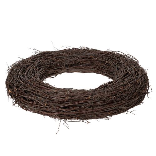 Product Classic decorative willow wreath for creative arrangements, 59cm