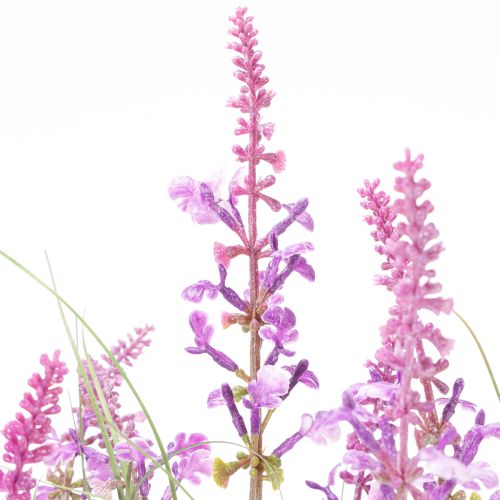 Product Decorative greenery with delicate blossoms for stylish room design 67cm