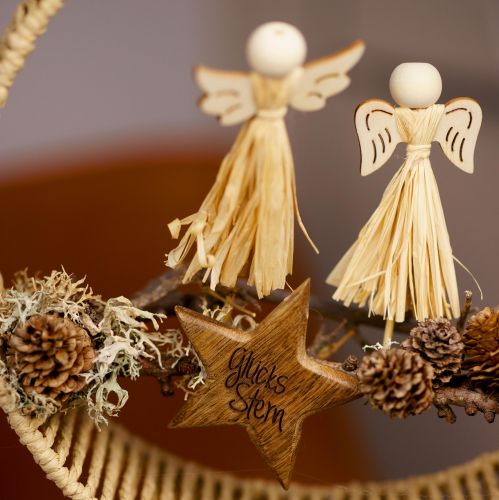 Product Advent decoration angel decoration flower plug 5×11cm 12 pcs