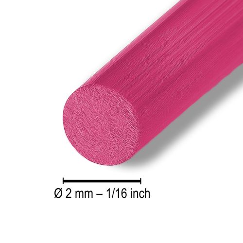 Product Aluminum wire Ø2mm Pink 60m 500g Jewelry wire Craft wire Decoration