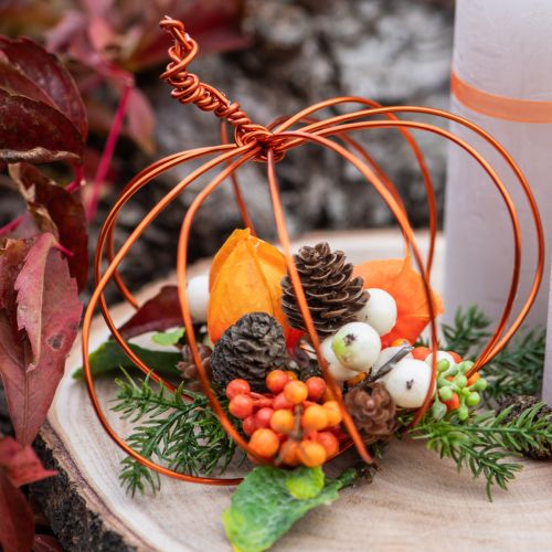 Product Aluminum craft wire, orange, Ø2mm, 500g, 60m, for DIY decorations