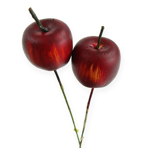 Floristik24 Mini apples on wire 2cm 48 pcs