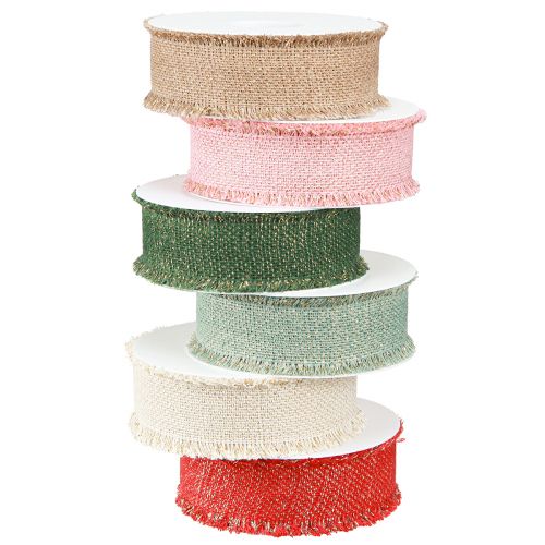 Product Fringe Ribbon Decorative Ribbon Glitter Colored 40mm 15m