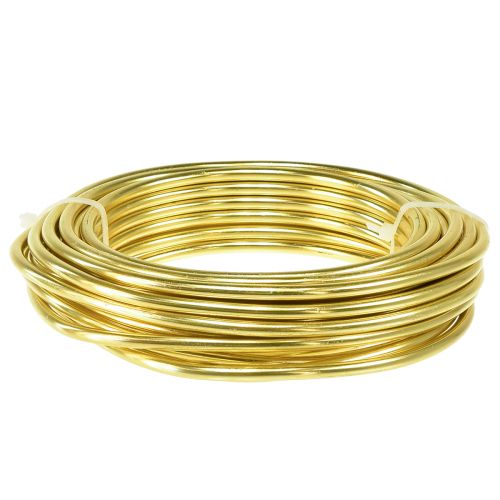 Product Craft wire aluminium gold Ø5mm, 500g – Perfect for jewelry, floristry &amp; decoration