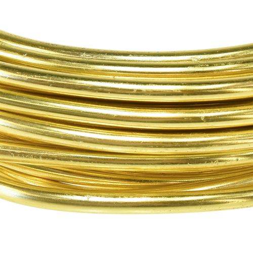 Product Craft wire aluminium gold Ø5mm, 500g – Perfect for jewelry, floristry &amp; decoration
