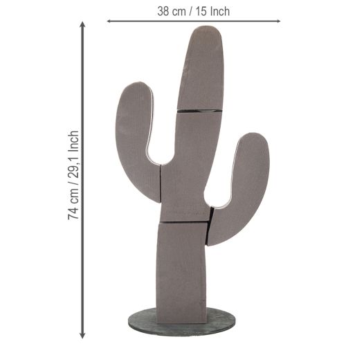 Product Floral foam cactus figure, black, 38cm x 74cm