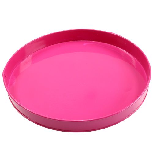 Floristik24 Round coasters Ø23cm, 5 pieces, pink