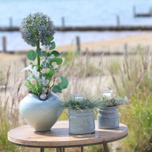 Product Artificial Allium flowering branch, lifelike appearance, 90cm