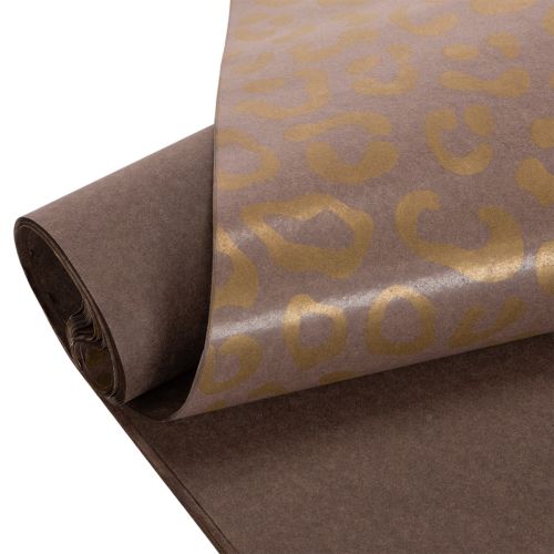 Floral silk leopard pattern