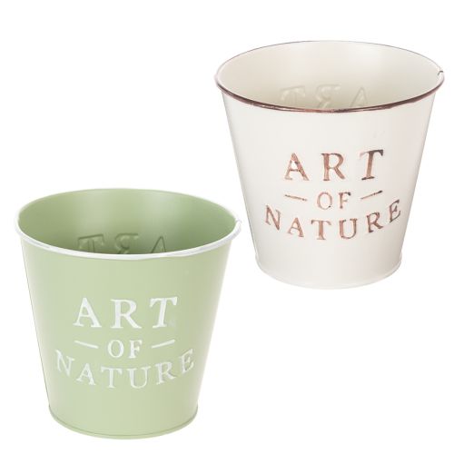 Zinc flower pot Ø15cm H13.5cm Various colors buy online | Floristik24.ie