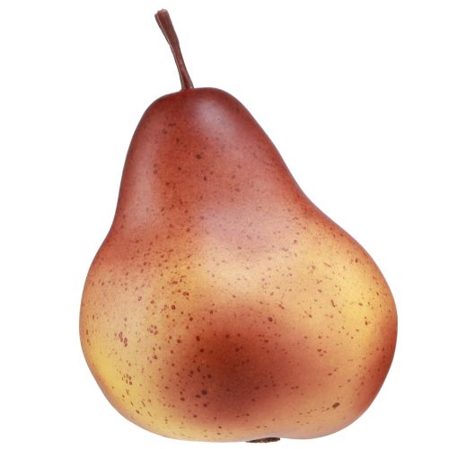 Product Decorative pear, yellow-brown, autumn, harvest, table decoration set of 4, Ø8.5cm