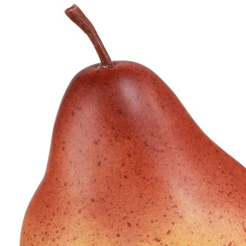 Product Decorative pear, yellow-brown, autumn, harvest, table decoration set of 4, Ø8.5cm