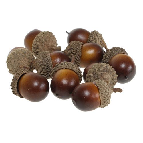 Decorative acorns 3cm 36pcs