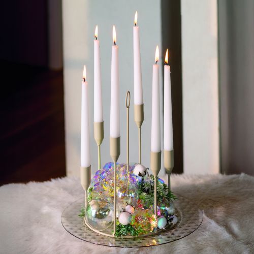 Floristik24 Decorative hydrangea iridescent artificial flower Christmas 27cm 4 pcs