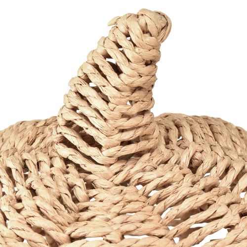 Product Decorative pumpkin raffia natural rustic autumn decoration Ø25cm H25cm