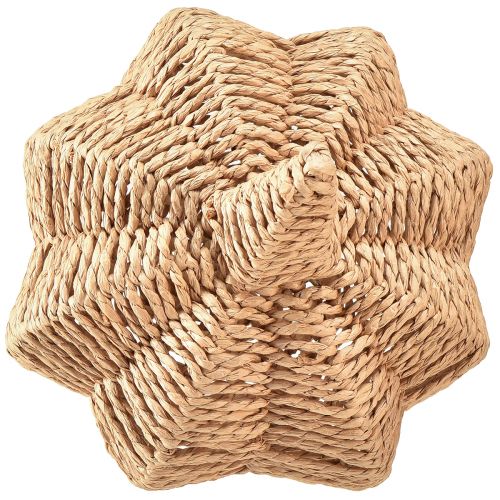 Product Decorative pumpkin raffia natural rustic autumn decoration Ø25cm H25cm