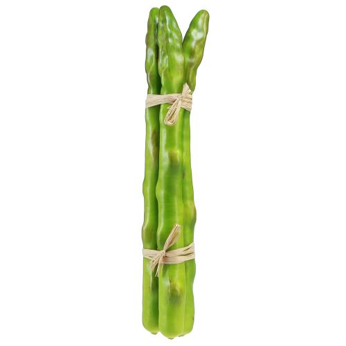 Product Decorative Asparagus Green Artificial Vegetables L22cm Ø1.5cm 3pcs