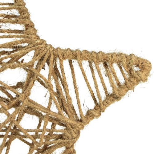 Floristik24 Decorative star for hanging star made of jute natural 28cm 4 pcs
