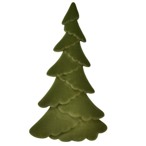 Floristik24 Decoration fir tree flocked Christmas tree green 60cm