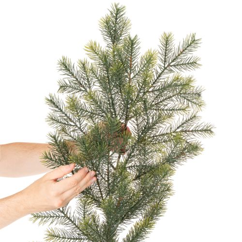 Artificial fir branch garland for creative floristry, 175cm | Floristik24.ie