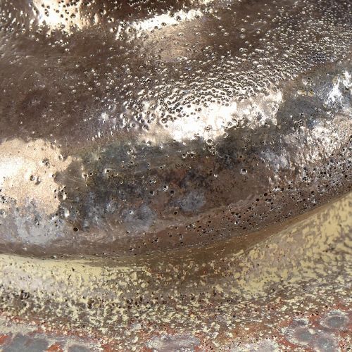 Product Decorative vase ceramic metallic look decorative vase 19×18×16cm