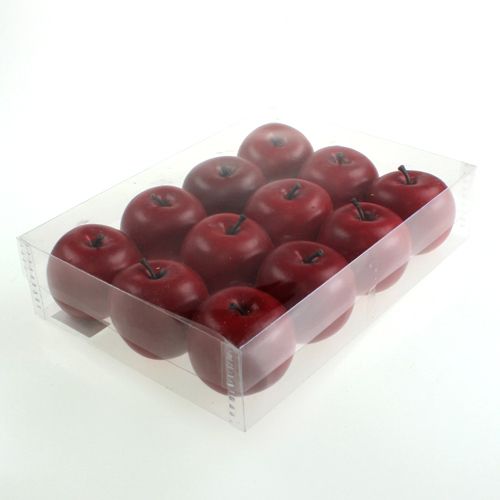 Product Decorative Apple Red 6.5cm 12 pcs