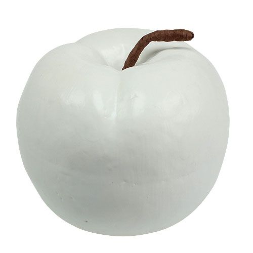 Floristik24 Artificial fruit decorative apple white 18cm