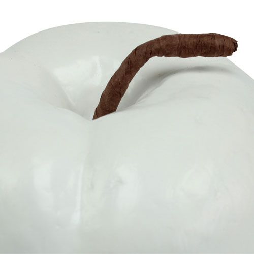 Product Artificial fruit decorative apple white 18cm