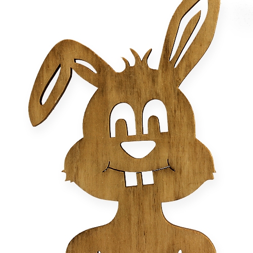Floristik24 Wooden bunny brown 20cm 4pcs.
