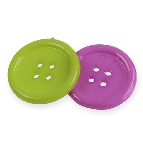 Floristik24 Decorative buttons colored Ø2.5cm 200pcs