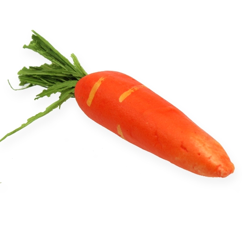 Floristik24 Deco carrots orange 11cm 12pcs