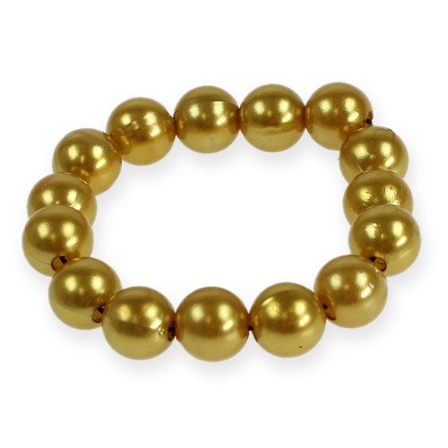 Decorative beads Ø10mm gold 115 pcs