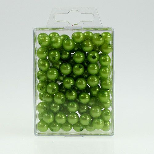 Product Decorative beads Ø10mm green 115 pieces