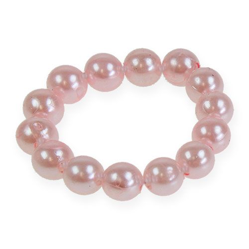 Floristik24 Decorative Beads Ø10mm Pink 115 Pcs