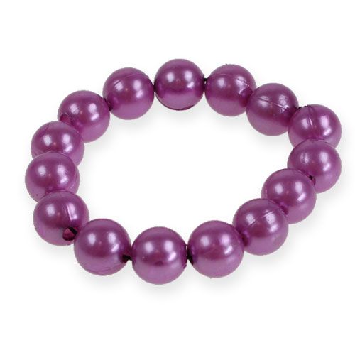 Decorative beads Ø10mm purple 115 pcs