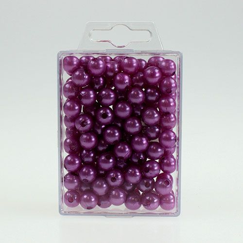 Product Decorative beads Ø10mm purple 115 pcs