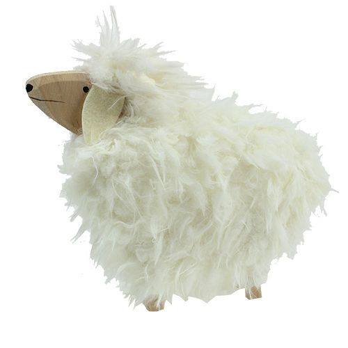 Easter sheep white 18cm