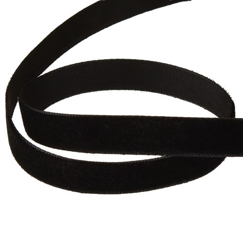 Product Velvet ribbon decorative ribbon velvet black 10mm 20m