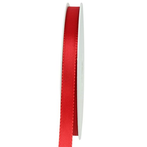 Floristik24 Gift ribbon red 8mm 50m