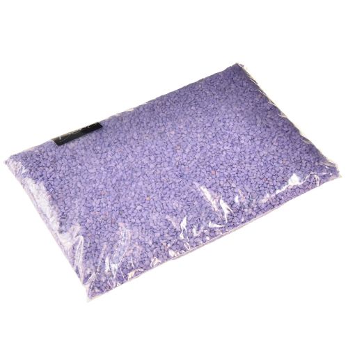 Product Decorative granules lilac decorative stones purple 2mm - 3mm 2kg