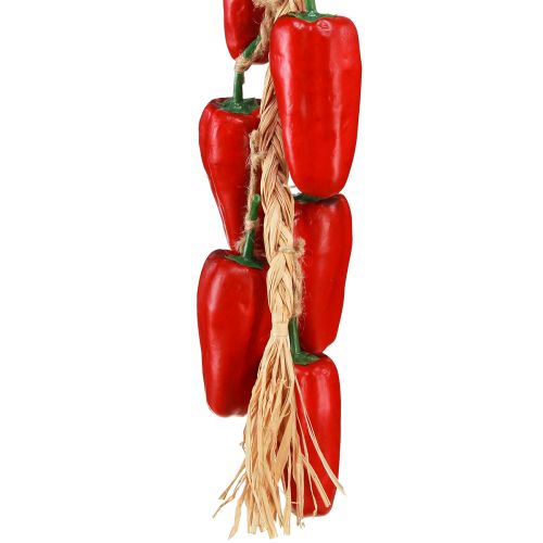 Product Decoration hanger pepper red on a string natural summer L60cm